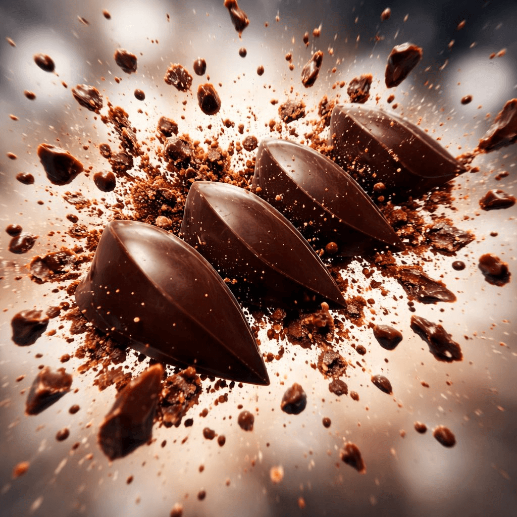 Siluete Elegante de Cacao Intensă